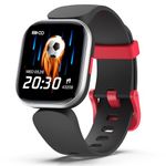 Mgaolo Kids Smart Watch for Boys Girls,Fitness Tracker with Heart Rate Sleep Monitor,Waterproof Activity Tracker Pedometer Step Counter for Fitbit Android iPhone (Black)