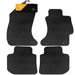 FSW - Tailored Mats - Fits SUBURU XV 2012-2017 - HEAVY DUTY 3mm Rubber Matting - Anti Slip Mat - Waterproof, Non Slip Car Floor Mat, Fitted with Clips & Anti Slip Backing - 4 Rubber Floor Mat Set