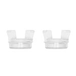 OXO Tot - Transitions Sippy Cup Spout Replacement Valve Set - Spill-proof No Mess - For Baby - Hard Spout - 2-Pack