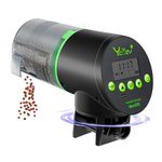 Ycozy Automatic Fish Feeder Rechargeable with USB Cable Moisture-Proof Intelligent Fish/Turtle Feeder for Aquarium & Fish Tank Intelligent Timer Fish Food Dispenser for Weekend/Vacation | Navi-EVS