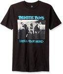 FEA Men's Beastie Boys Adult Short Sleeve T-Shirt - Black - Large