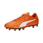 PUMA Men's Rapido Iii Firm Artificial Ground Sneaker, Dragon Fire-puma White-chili Powder-puma Black, 10.5