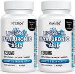 Liposomal Hyaluronic Acid Supplement - 1200mg Per Serving, High-Potency Bioavailable Hyaluronic Acid Capsules, Supports Skin & Joints, 120 Softgels