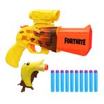 Nerf Fortnite 2-Blaster Peely Pack Includes SR-Ripe Blaster with 4-Dart Hammer Action, Micro Peely Blaster, and 10 Official Nerf Elite Darts