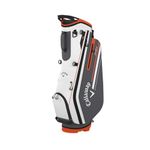 Callaway Golf CHEV Stand Bag (White/Charcoal/Orange)