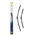 VALEO Silencio Wiper - VF825 - Kit of High Performance, Superior Road Visibility, Easy Installation Original Flat Blades 600mm/450mm - Front - Set of 2 Wiper Blades - 577825