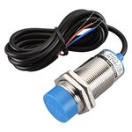 Heschen M30 Capacitive Proximity Sensor Switch, Non-Shield Type, LJC30A3-H-Z/AX, Detector 1-15mm, 10-30VDC 200mA, NPN Normally Closed(NC), 3 Wires