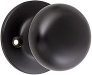 Design House 778928 Cambridge Dummy Door Knob for Closet, Matte Black