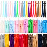 200 Pieces Elastic Cord with Adjustable Buckle Adjustable Earloop Cord Sewing Elastic Strap Elastic Band Cord with Adjustable Buckle for DIY Craft, Adults and Kids (Mixed Colors)