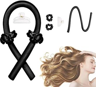 CORATED No Heat Curlers, Heatless Curls for Long Hair, Heatless Curling Rod Headband You Can Sleep In, Silk DIY Hair Styling Tools Kit