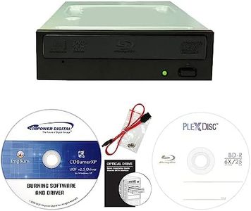 Digital Pioneer BDR-212V 16X Blu-ray DVD CD Internal Burner Drive Bundle with Free 25GB BD-R + Software + SATA Cable + Mounting Screws