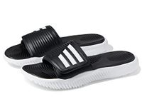 adidas Unisex Alphabounce Slides Black/White/Black 8