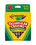 Crayola Triangular Crayons, Toddler Crayons, Coloring Gift for Kids Assorted, 7/16 X 4 in