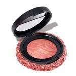 LAURA GELLER NEW YORK Baked Blush-n-Brighten Marbleized Blush- Coral Cove Creamy Lightweight Natural Finish