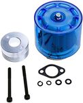 TOP SPEED RC WORLD Air filter Set With Blue cover for 1/5 RC Hpi Baja Rovan King Motor 5B 5T 5SC