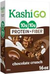 Kashi GO Protein Cereal, 10g Protein, 10g Fiber, Chocolate Crunch, 16oz Box (1 Box)