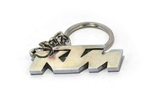 a1citycentral Chrome KTM Logo Keychain