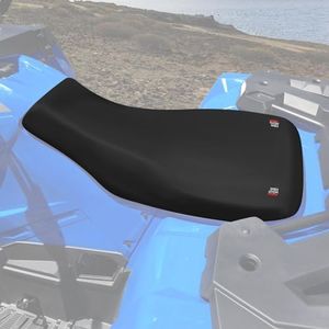 KEMIMOTO Leather ATV Seat Cover Compatible with 2014-2020 Polaris Sportsman 450 570 Black Seat Cover