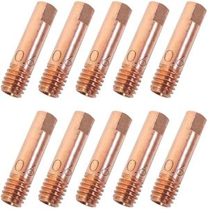 ZFKXGS 10PZ 0,6MM Boquillas Punta de Contacto MIG 0.024'' Punta de Contacto de Cobre MIG MB15AK Accesorios de Soldadura Consumibles de Máquina de Soldadura Boquillas de Soldadura Consejos de Soldadura