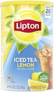 Lipton Iced Tea Mix, Lemon Sweetened Iced Tea, Makes 28 Quarts (Pack of 2)