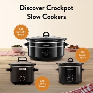Crock-Pot 6.5L Slow Cooker – Black