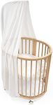 Stokke Sleepi Canopy, White - Create a Cozy, Calm Environment for Baby - Easy to Assemble - Lightweight Fabric - Compatible with Sleepi Mini & Crib/Bed