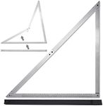 Combination Square for Carpenter Tools 48 Inch Folding Aluminum Triangle Ruler Construction Framing Tool Woodworking Foldable Frame Measurement Angle Rulers