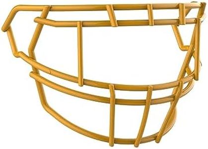 Schutt F7 Football Facemasks for Schutt F7 Football Helmets, F7 EGOP II-DW-NB-VC, Gold, Carbon Steel