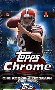 NFL 2014 Topps Chrome Football Hobby Box (24 packs, 1 autograph per box)