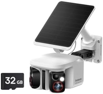 Baseus X1 Pro 3K Dual-Lens AI Solar Camera Outdoor Wireless No Monthly Fee