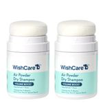 WishCare Air Powder Dry Shampoo for Oily Hair & Scalp - No White Cast & Aerosol - Niacinamide, Probiotics, Kaolin Clay, Rice & Tapioca Starch - Volume Boost, Scalp Refresh & Reset 10gm (Pack of 2)