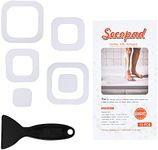 Secopad Non-Slip Bathtub Stickers, 72 PCS Safety Bathroom Tubs Showers Treads Adhesive Decals with Scraper (Clear)