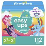 Pampers Potty Training Underwear for Toddlers, Easy Ups Diapers, Training Pants for Girls and Boys, Size 4 (2T-3T), 112 Count, Giant Pack