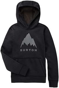 Burton Felpa con cappuccio per bambini, taglia XL, colore: True Black Heather