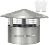 Bootuu 8 Inch Round Chimney Cap, 8 