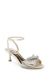 Badgley Mischka Women's Remi Heeled Sandal, Ivory, 9.5