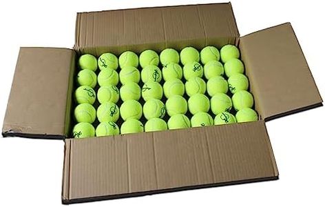 Magicorange Tennis Balls, 120 Pack Advanced Training Tennis Balls Practice Balls, Pet Dog Playing Balls, Come with Mesh Bag for Easy Transport, Good for Beginner Training Ball (Yellow)
