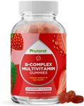 Vitamin B Complex Gummies for Adults - Natural Energy with Vegan Boost Eye Care and Brain Focus Aid -Super Kids