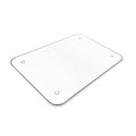 Pagnanno. Chopping Board-Catering Cutting Set-Kitchen Board-Glass Worktop Savers-Sink Chopping Board-Large-Worktop Protectors Heat Resistant- Clear Design (Design 11, 50 x 40 cm (Pack of 1))