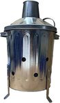 15L Mini Garden Incinerator Small fire Bin Galvanised 15 Litre Burning Wood