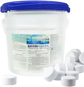 BROMIGUARD Bromine Tablets 1 Inch 22 Lbs for Spa Hot Tub Chemical Sanitizer Bromine Tabs | Long-Lasting 1" Brominating Tablets for Pools | Less Chlorine Odor 22 Pounds