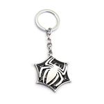 UPBEAT Spiderman Logo (Black) Fidget model Rotatable Keychain Car Bike Home Keychain and Keyring for Men, Women, Boys, Girls