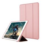 iPad 2/3/4 Case, VAGHVEO Slim Lightweight Smart Stand Cover Cases Shell [Auto Sleep/Wake] with Soft TPU Back Protector for Apple iPad 4th Generation, The New iPad 3 (3rd Gen) & iPad 2, Pink