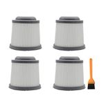 EZ SPARES Replacement for Filter,Black & Decker Vacuum Cleaner,PVF110 PHV1810 PHV1210 BDH2000PL Part 90552433-03(4PCS)