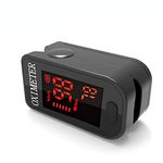 Pulse Oximeter Fingertip,Blood Oxygen Saturation Monitor Spo2 Finge rtip Pulse Oximeter Adult and Child with LED Display with Lanyard