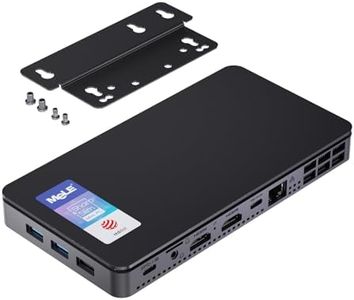 MeLE Reddot Winner Overclock4C Slim Mini PC N95 (up to 3.4GHz) 32GB DDR4 512GB Micro PC Dual HDMI + USB-C 4K Triple Display 2.4G/5GHz WiFi BT5.2 Gigabit Ethernet, Support Linux Mini Desktop Computer