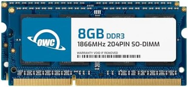 OWC 16GB (2 x 8GB) PC14900 DDR3 1866MHz SO-DIMMs Memory RAM Upgrade Compatible with 2015 (Late) iMac 27" w/Retina 5K Models and Compatible PCs (OWC1867DDR3S16P)