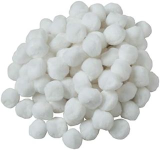 Creativity Street Pom Pons 100-Piece x 1 Inch, White