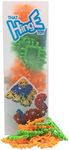 Incredibly Interconnectable Toys That Hinge Toy 82 Piece Green + Orange Set, Animal + More STEM Construction Toy Building Set