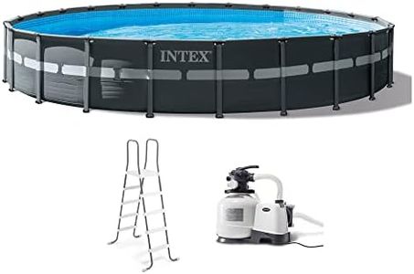 Intex Ultra XTR Deluxe Above Ground Swimming Pool Set, Includes Cartridge Sand Filter Pump, SuperTough Puncture Resistant, Rust Resistant, 24' x 52"